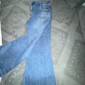American Eagle Outfitters Blue Flare Jeans
